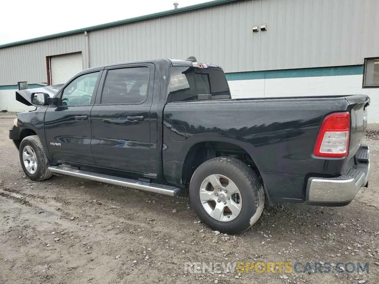 2 Photograph of a damaged car 1C6RRFFG4MN616434 RAM 1500 2021