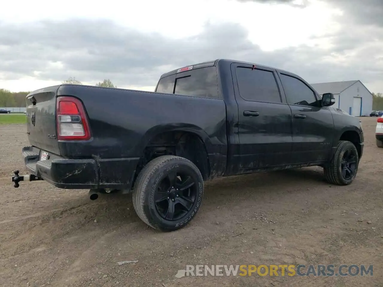 3 Photograph of a damaged car 1C6RRFFG6MN591438 RAM 1500 2021
