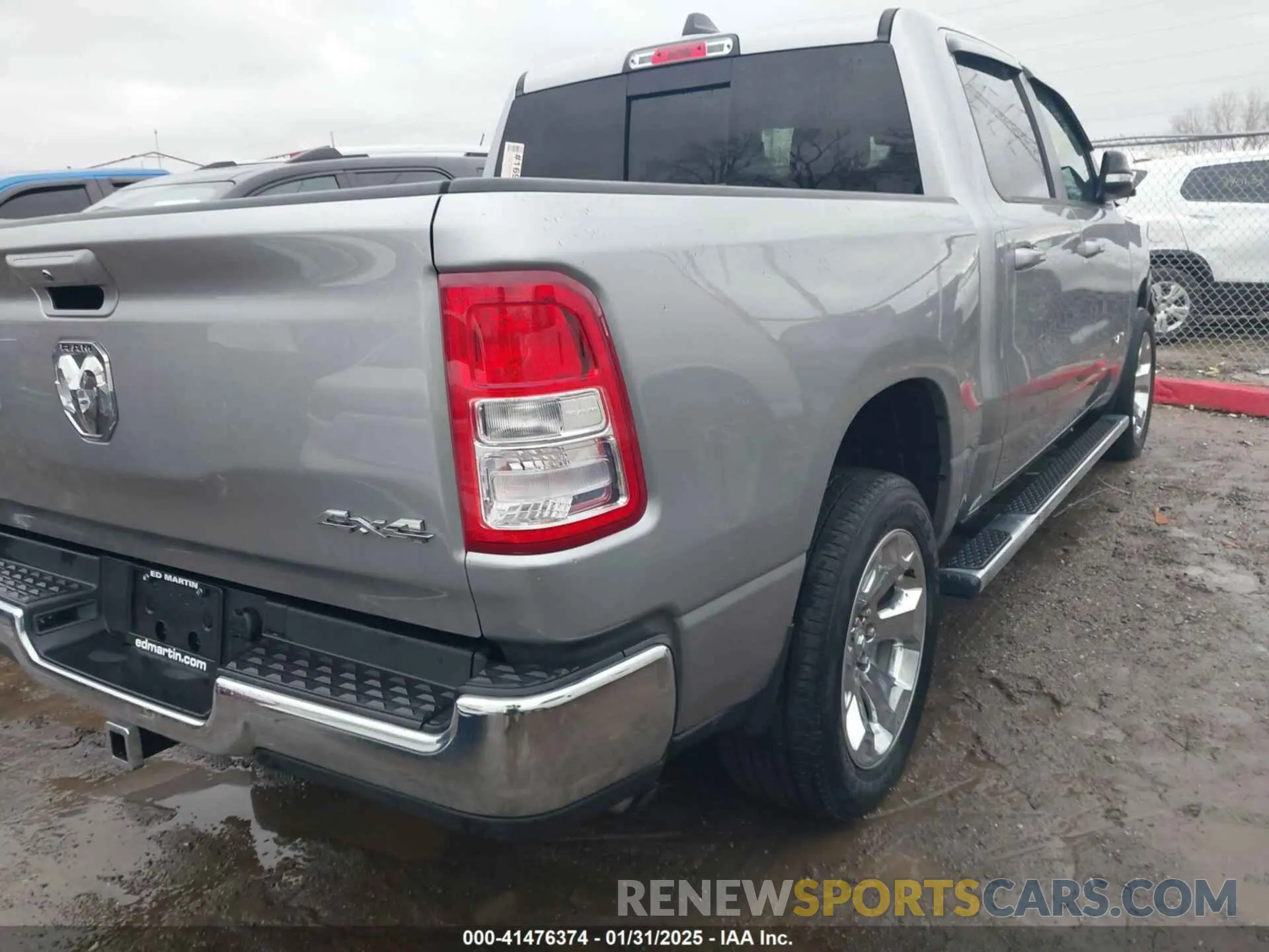 4 Photograph of a damaged car 1C6RRFFG8MN723311 RAM 1500 2021