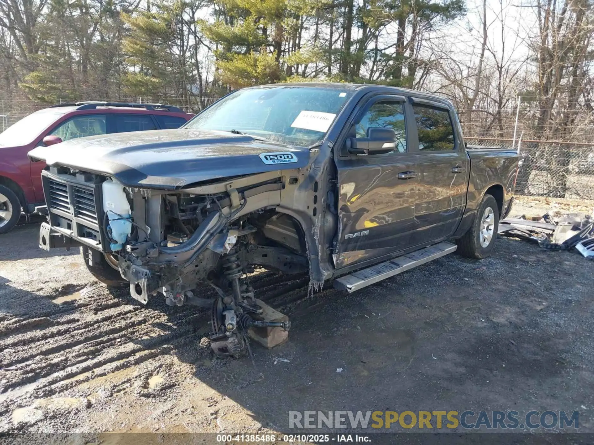 2 Photograph of a damaged car 1C6RRFFGXMN646229 RAM 1500 2021