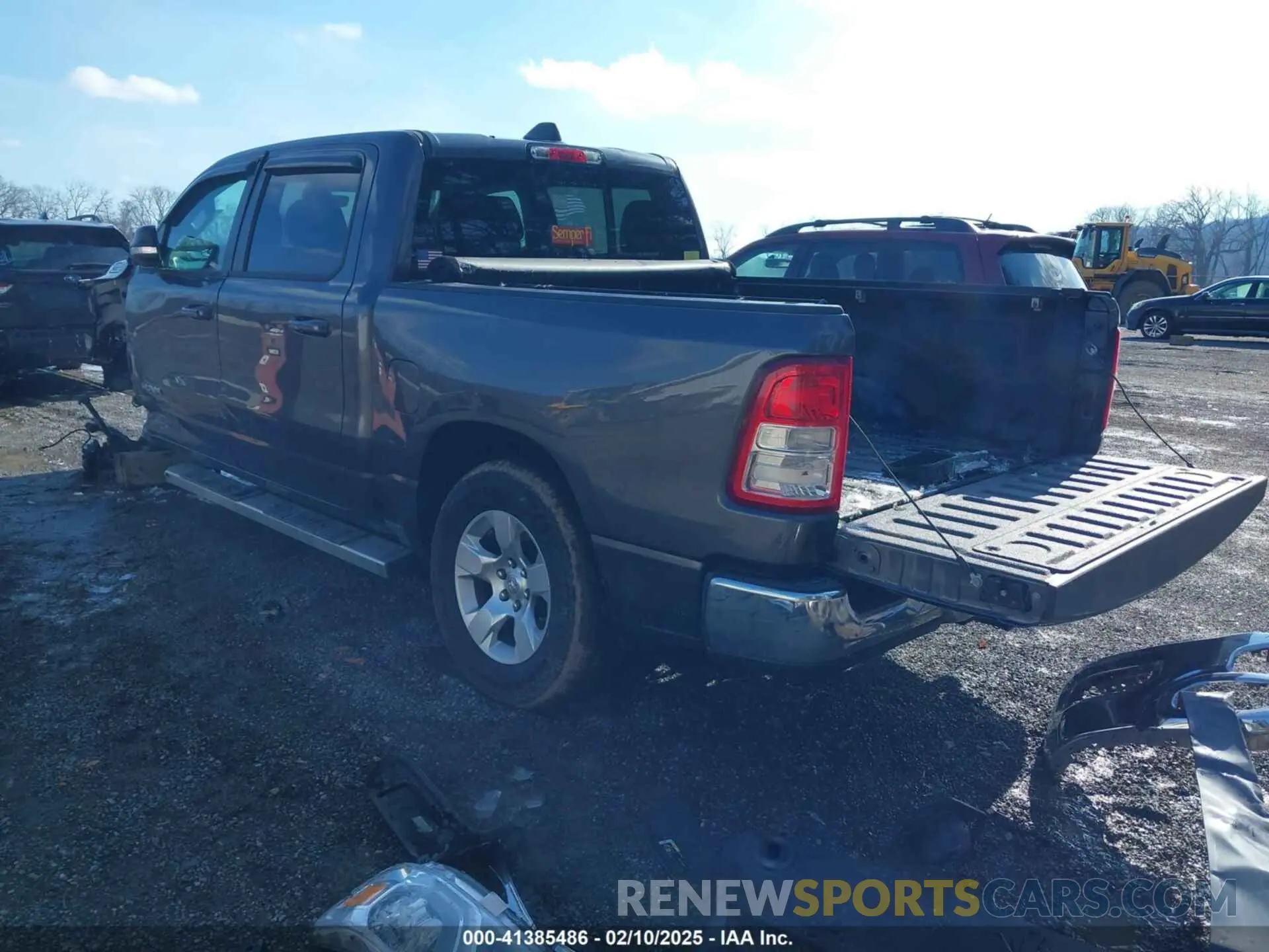 3 Photograph of a damaged car 1C6RRFFGXMN646229 RAM 1500 2021