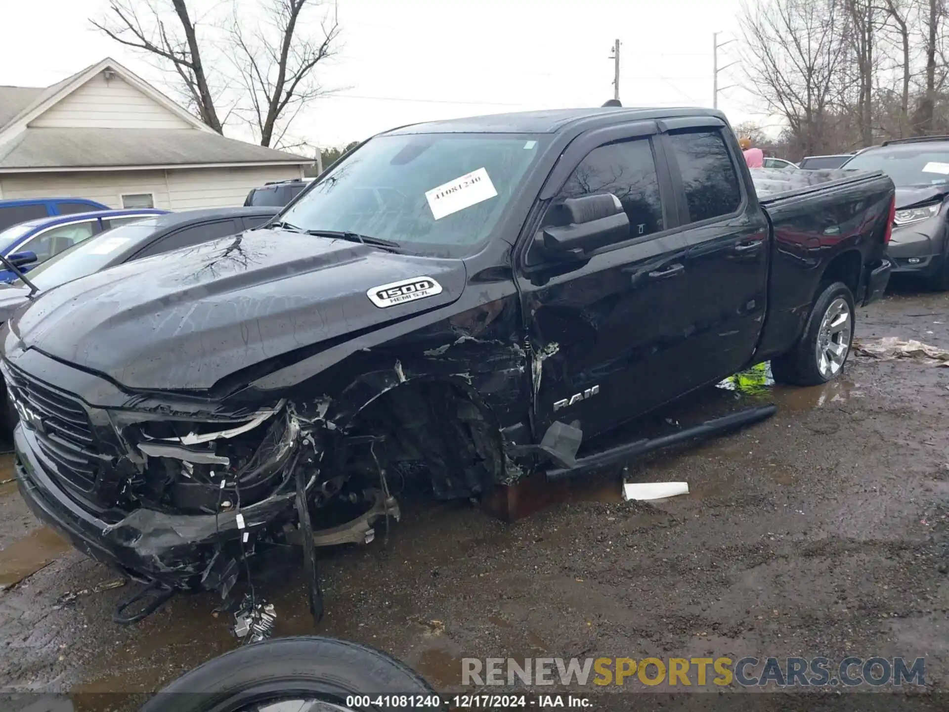 2 Photograph of a damaged car 1C6SRFBT0MN556611 RAM 1500 2021