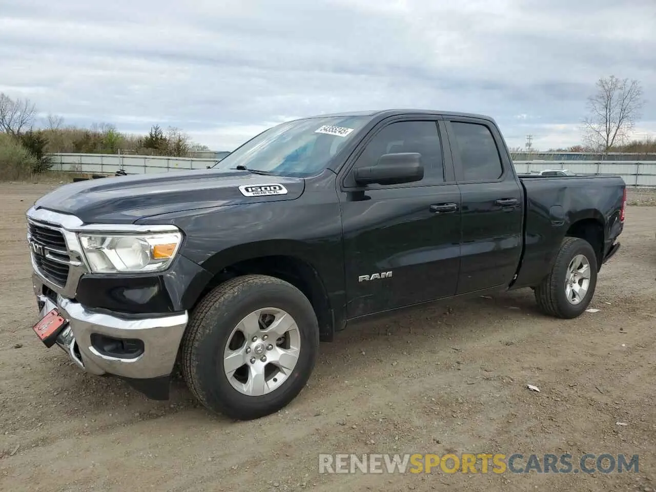 1 Photograph of a damaged car 1C6SRFBT0MN699834 RAM 1500 2021