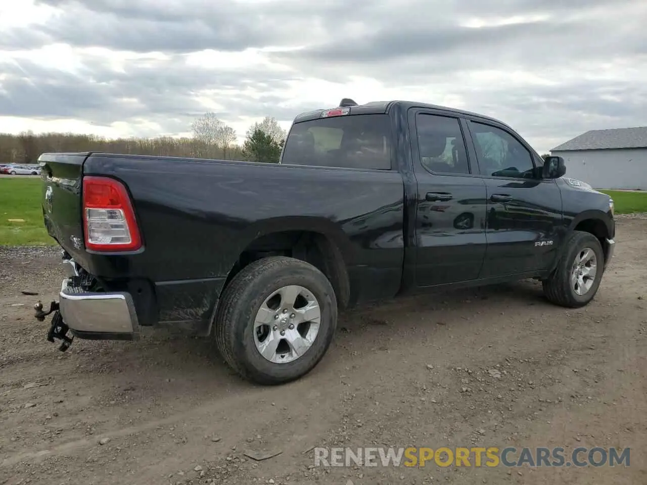 3 Photograph of a damaged car 1C6SRFBT0MN699834 RAM 1500 2021