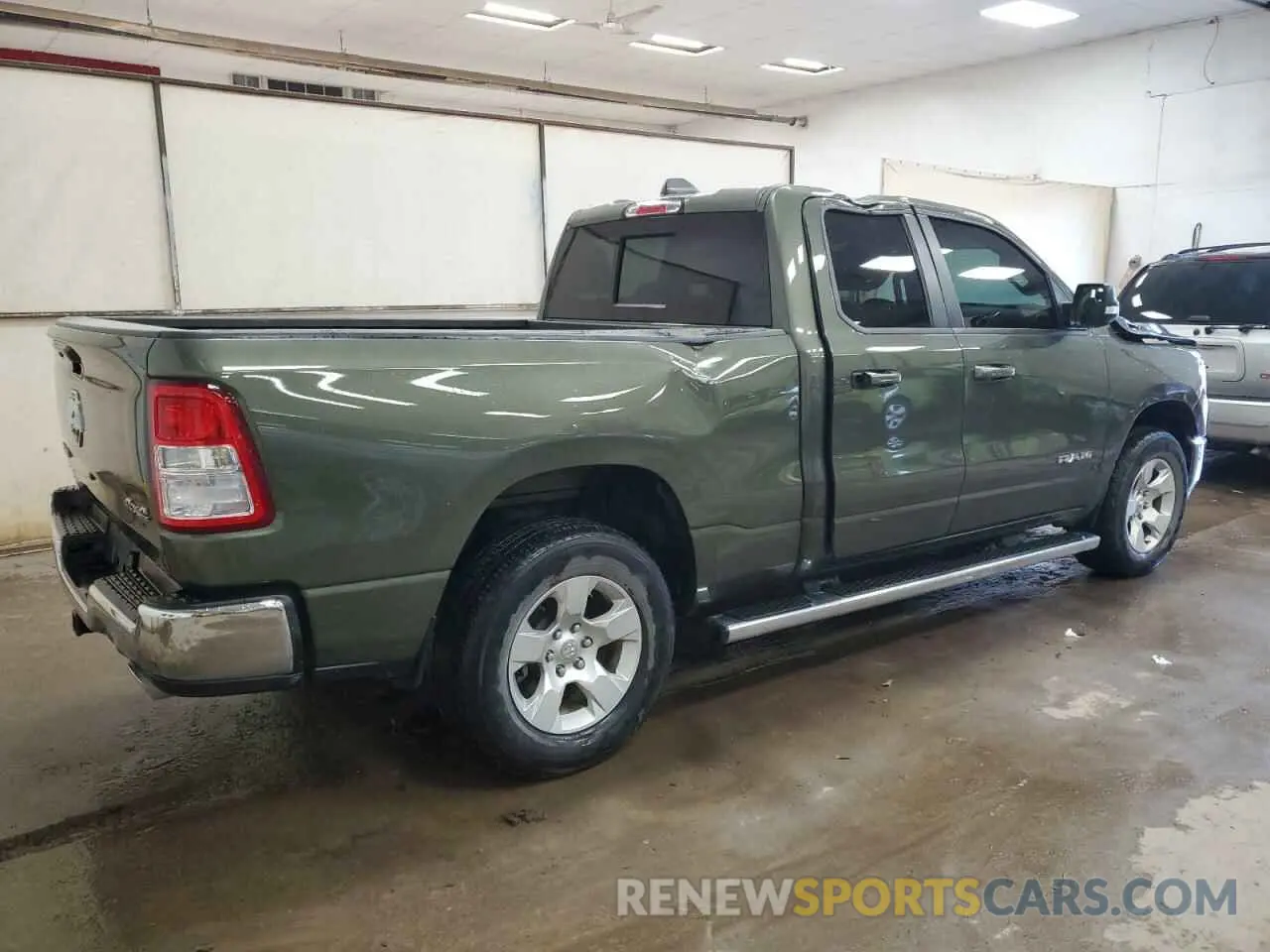 3 Photograph of a damaged car 1C6SRFBT3MN696054 RAM 1500 2021