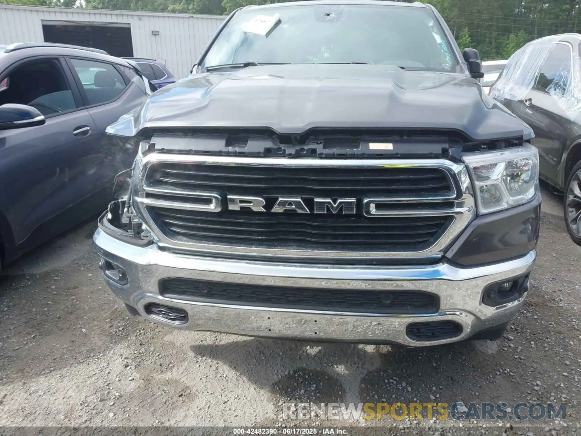 12 Photograph of a damaged car 1C6SRFBT3MN760917 RAM 1500 2021
