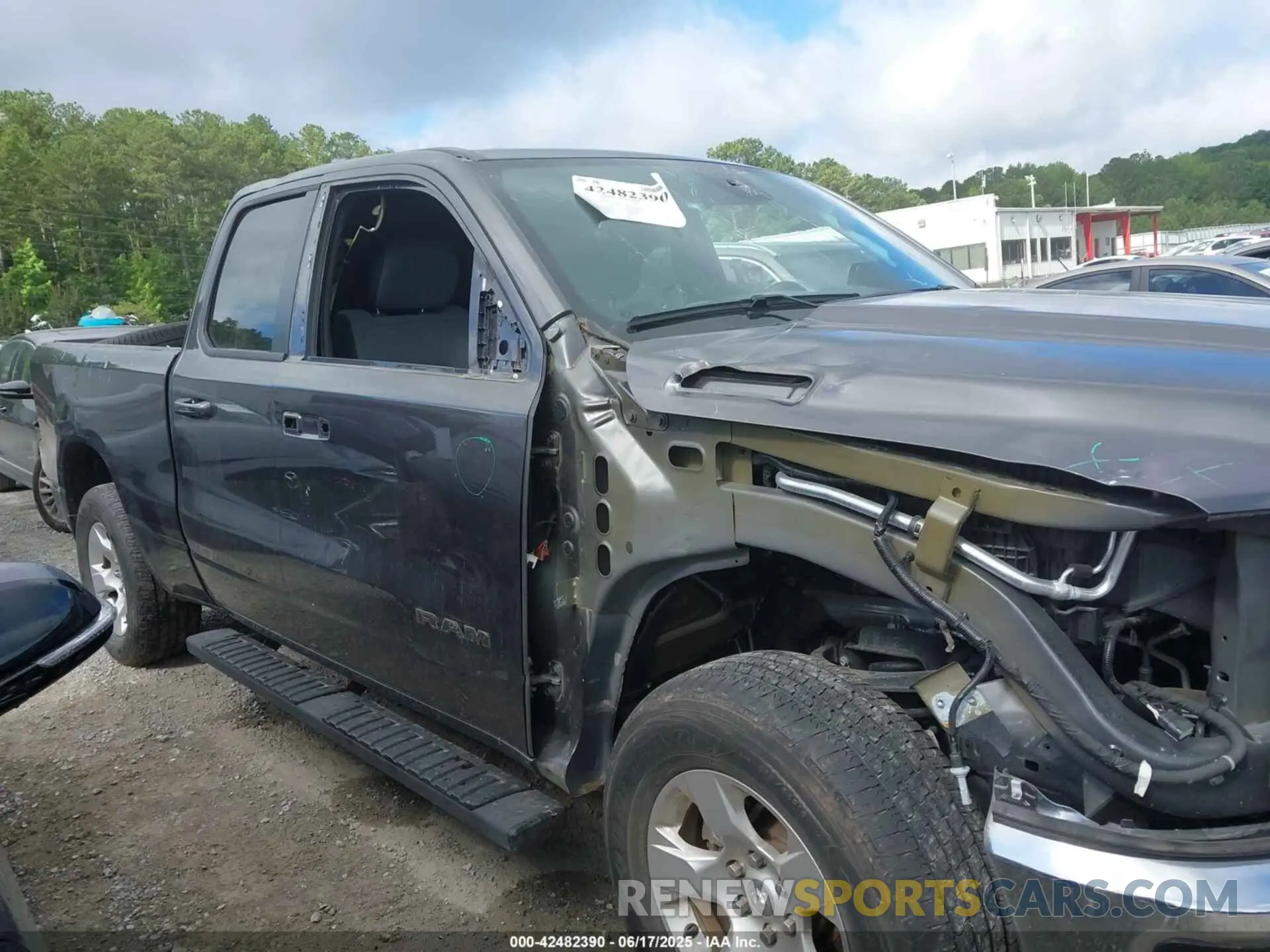 13 Photograph of a damaged car 1C6SRFBT3MN760917 RAM 1500 2021