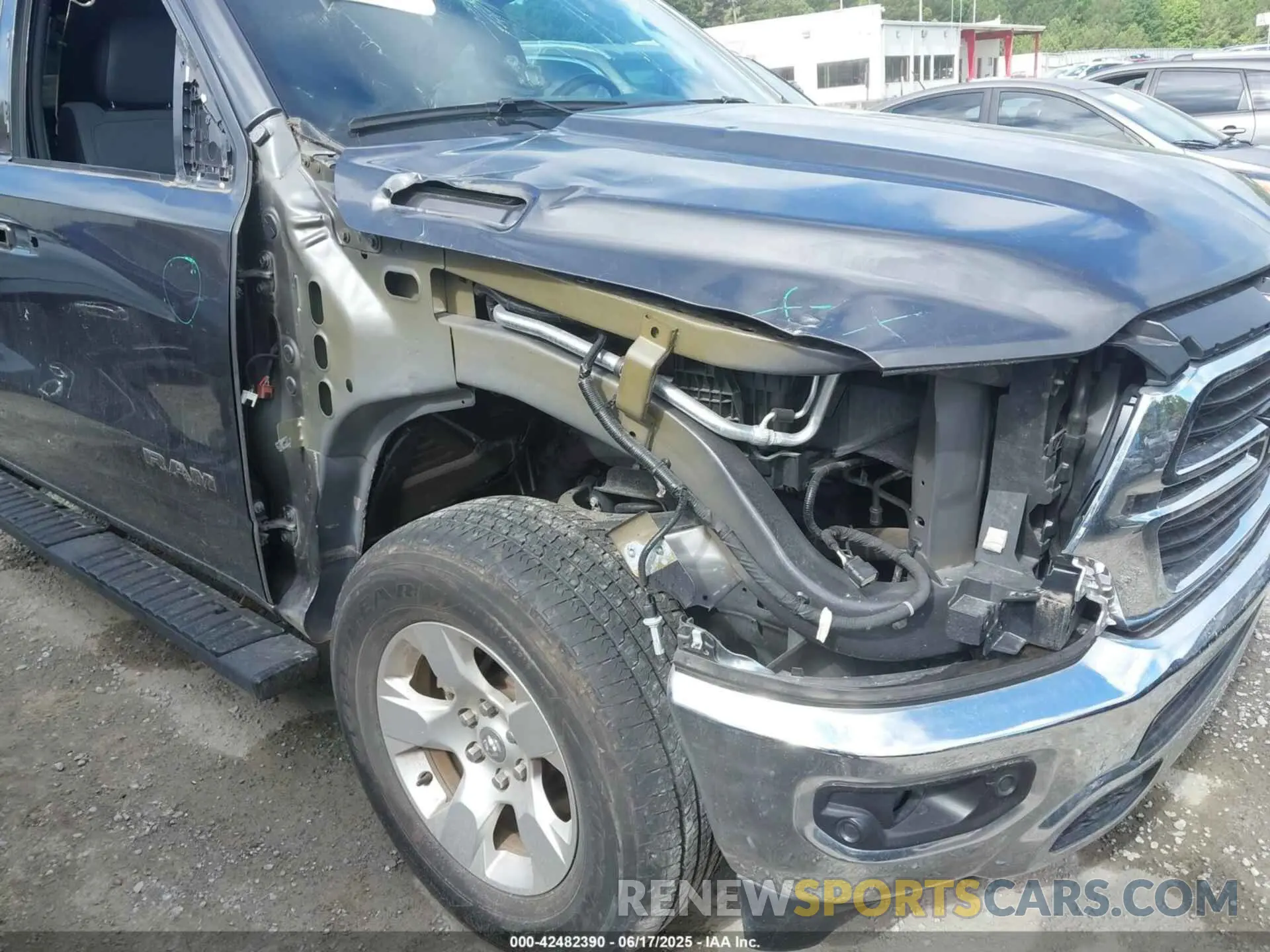 17 Photograph of a damaged car 1C6SRFBT3MN760917 RAM 1500 2021