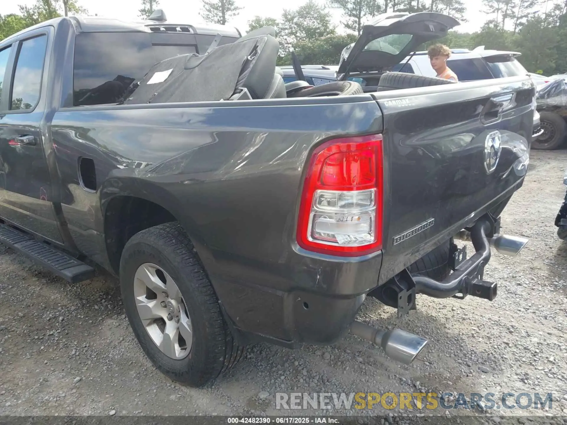 21 Photograph of a damaged car 1C6SRFBT3MN760917 RAM 1500 2021