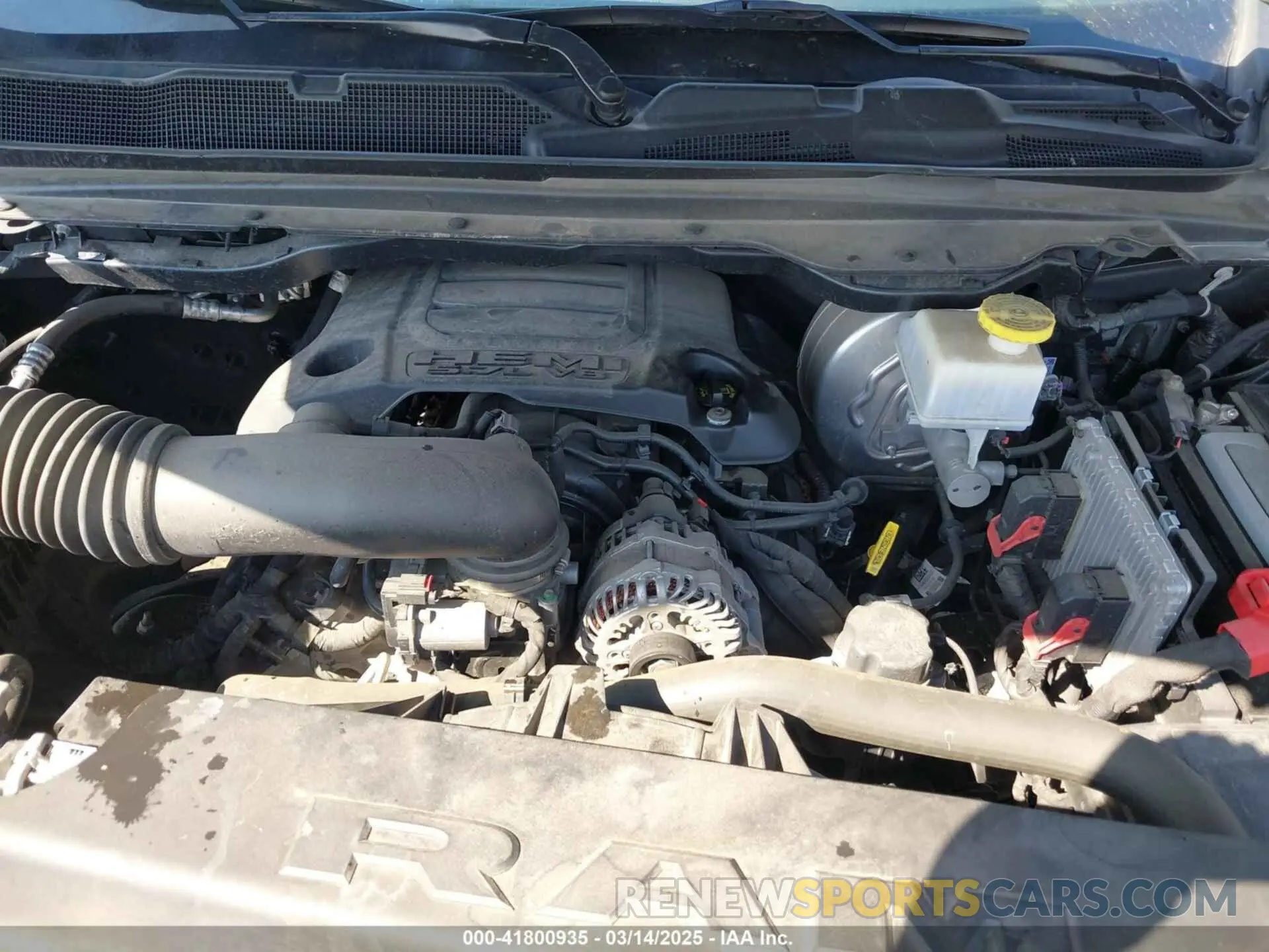 10 Photograph of a damaged car 1C6SRFBT4MN814080 RAM 1500 2021