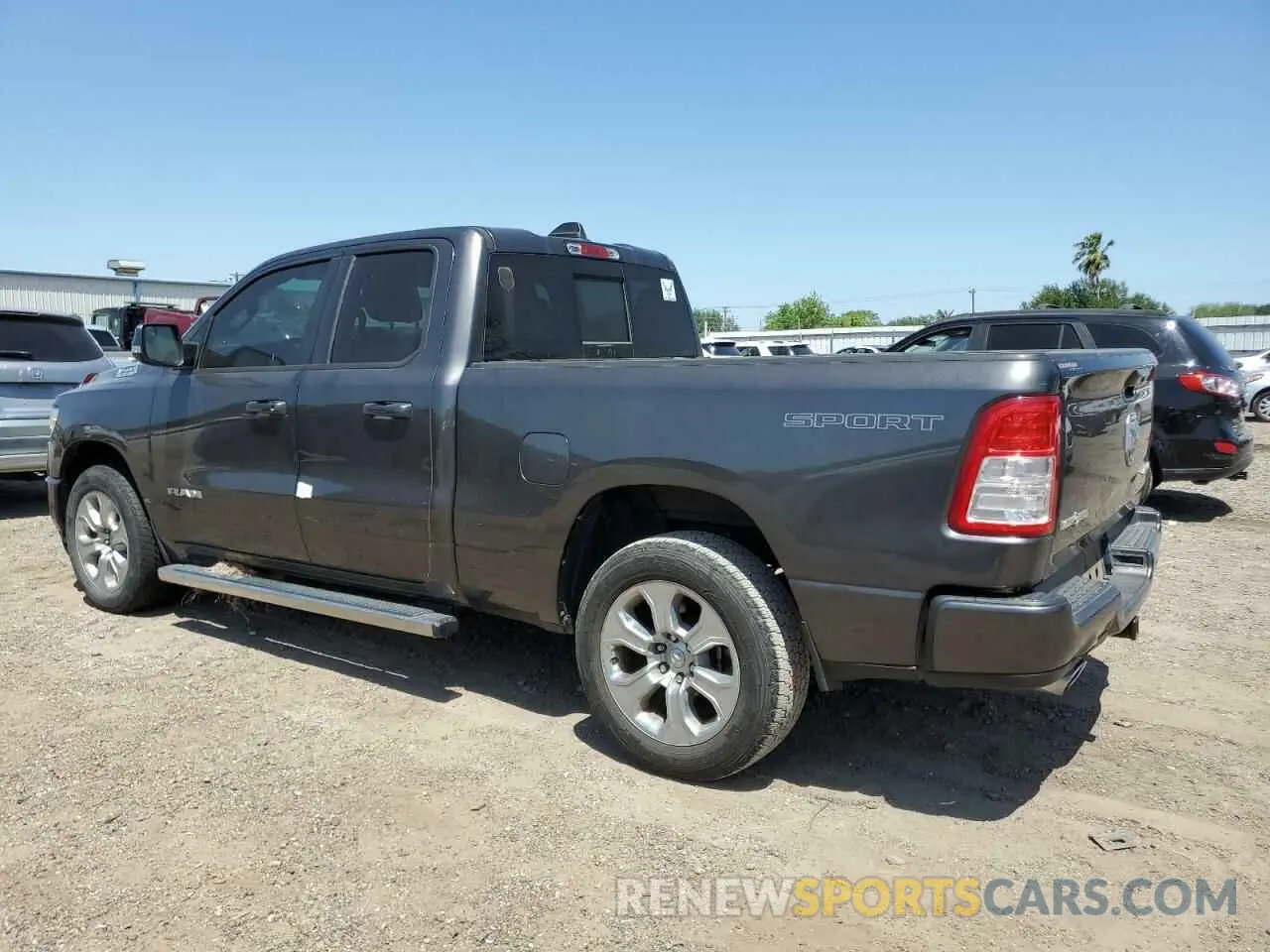 2 Photograph of a damaged car 1C6SRFBT5MN520090 RAM 1500 2021