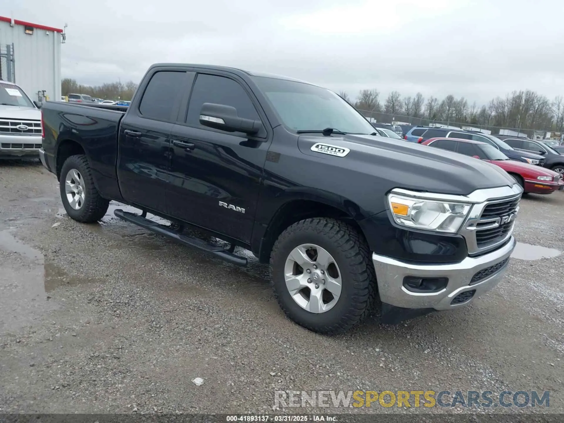 1 Photograph of a damaged car 1C6SRFBT5MN720595 RAM 1500 2021