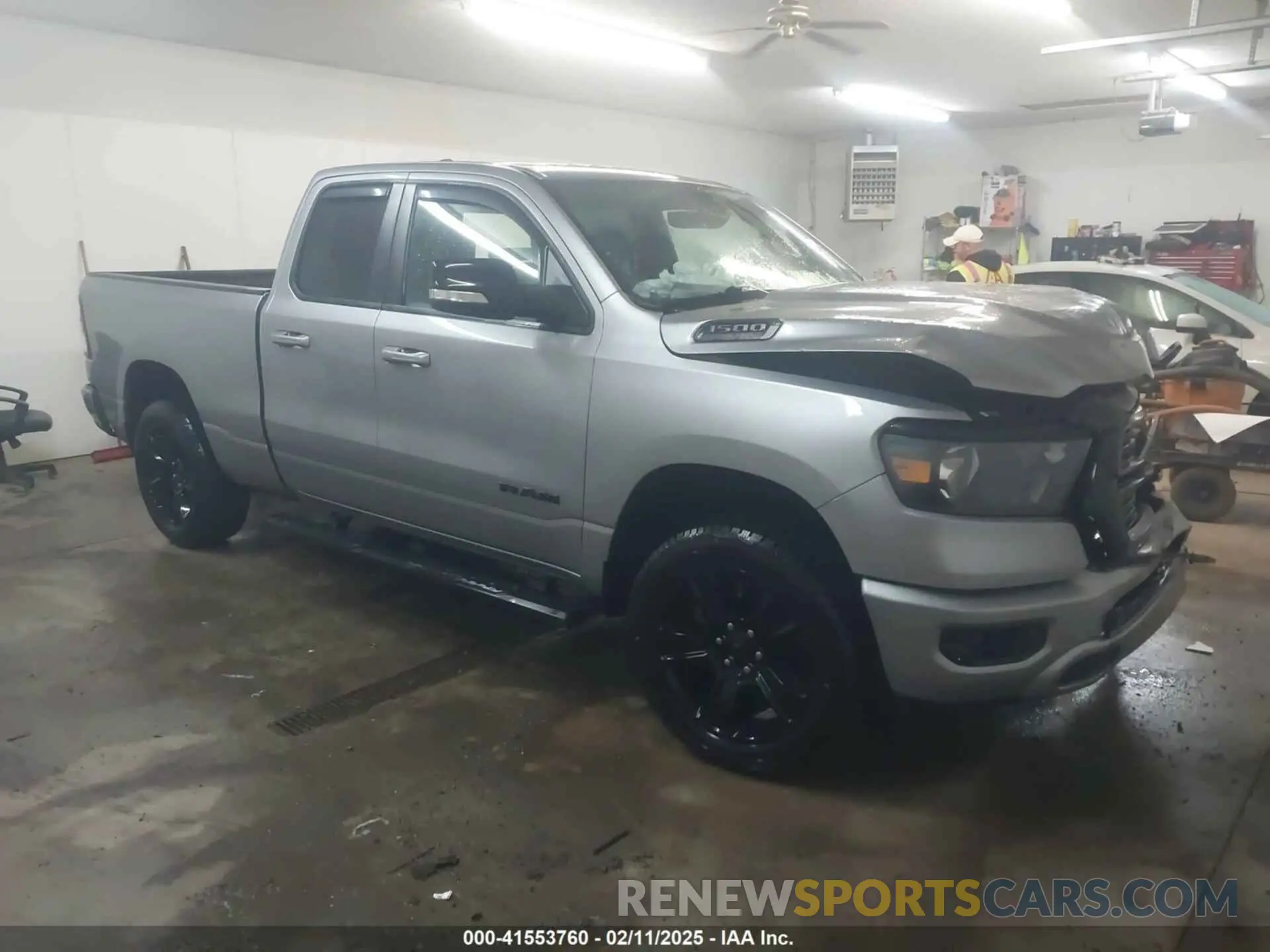 1 Photograph of a damaged car 1C6SRFBT5MN741351 RAM 1500 2021