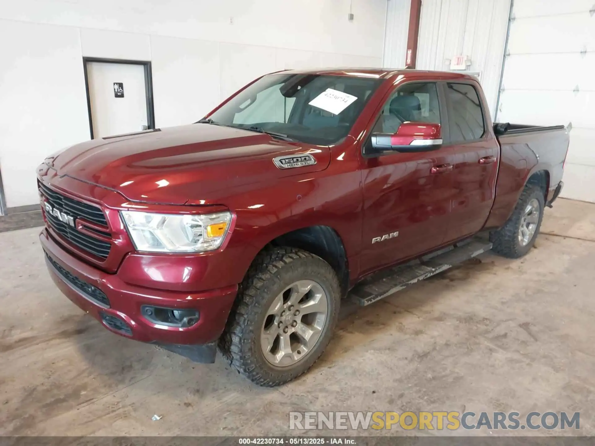 2 Photograph of a damaged car 1C6SRFBT7MN517594 RAM 1500 2021