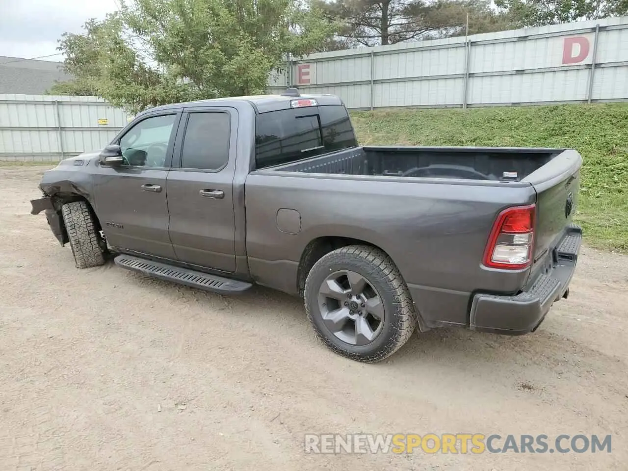 2 Photograph of a damaged car 1C6SRFBT9MN728764 RAM 1500 2021