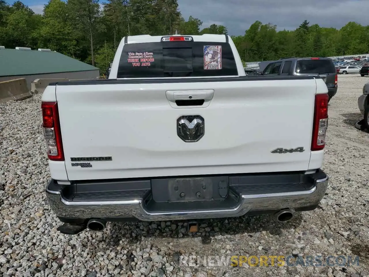 6 Photograph of a damaged car 1C6SRFBT9MN758587 RAM 1500 2021