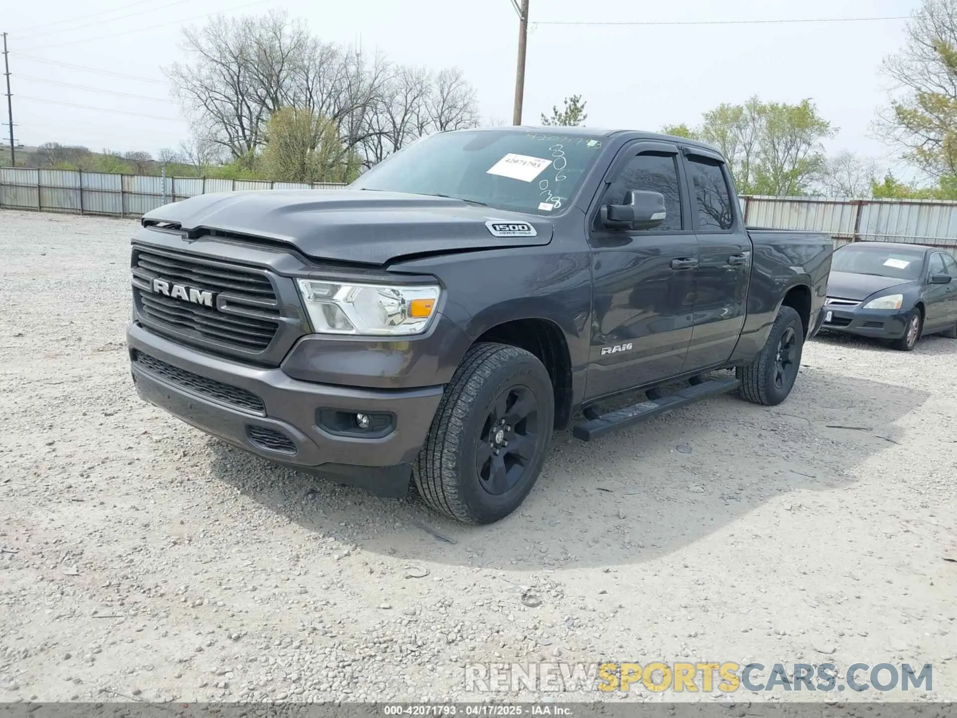 2 Photograph of a damaged car 1C6SRFBT9MN806038 RAM 1500 2021
