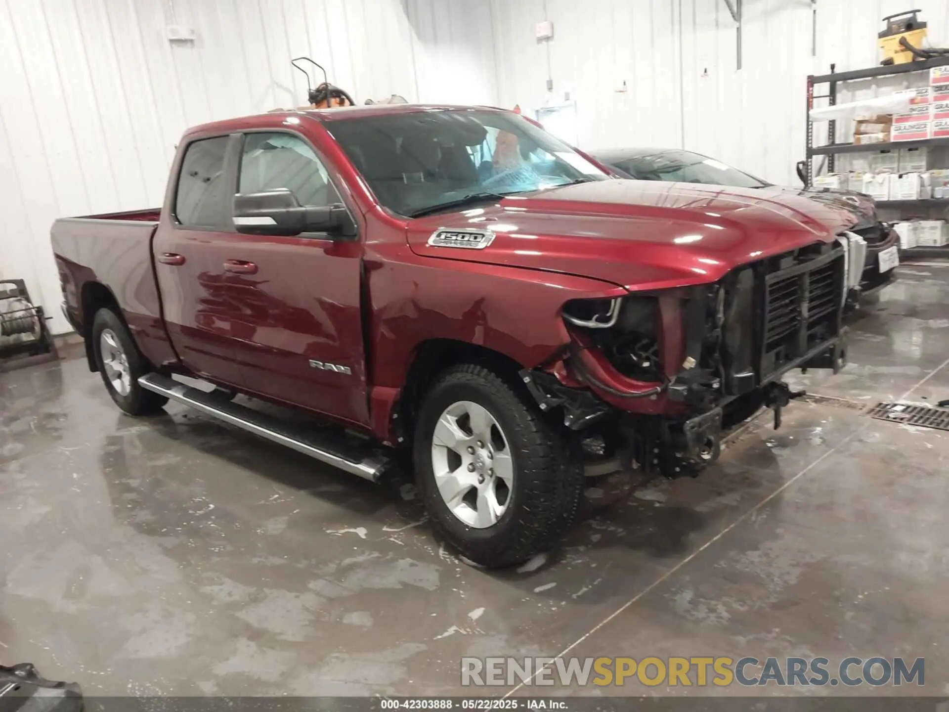 1 Photograph of a damaged car 1C6SRFBTXMN732628 RAM 1500 2021