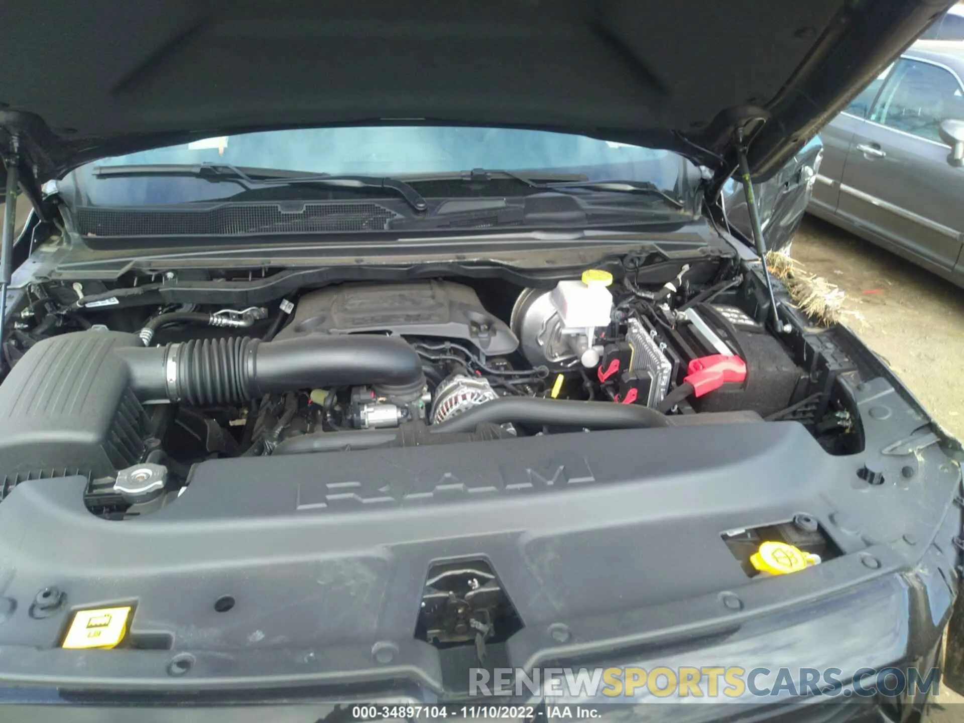 10 Photograph of a damaged car 1C6SRFBTXMN772661 RAM 1500 2021