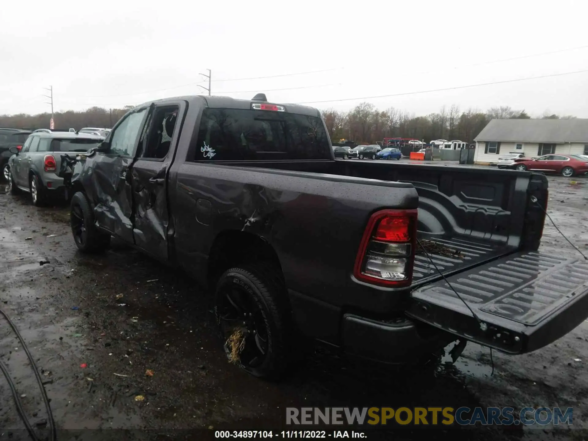 3 Photograph of a damaged car 1C6SRFBTXMN772661 RAM 1500 2021