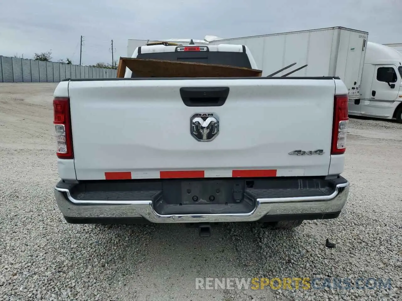6 Photograph of a damaged car 1C6SRFCT7MN604278 RAM 1500 2021
