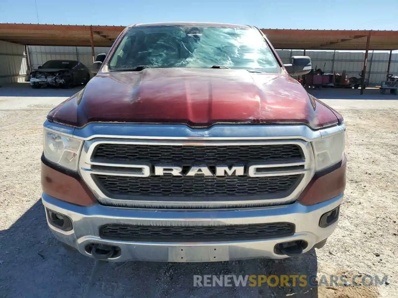 5 Photograph of a damaged car 1C6SRFFM8MN706144 RAM 1500 2021