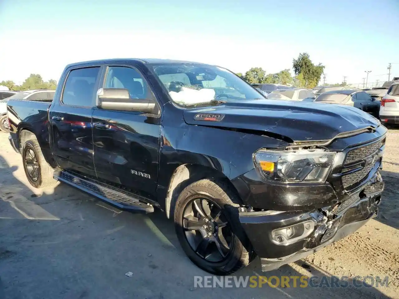 4 Photograph of a damaged car 1C6SRFFMXMN725956 RAM 1500 2021