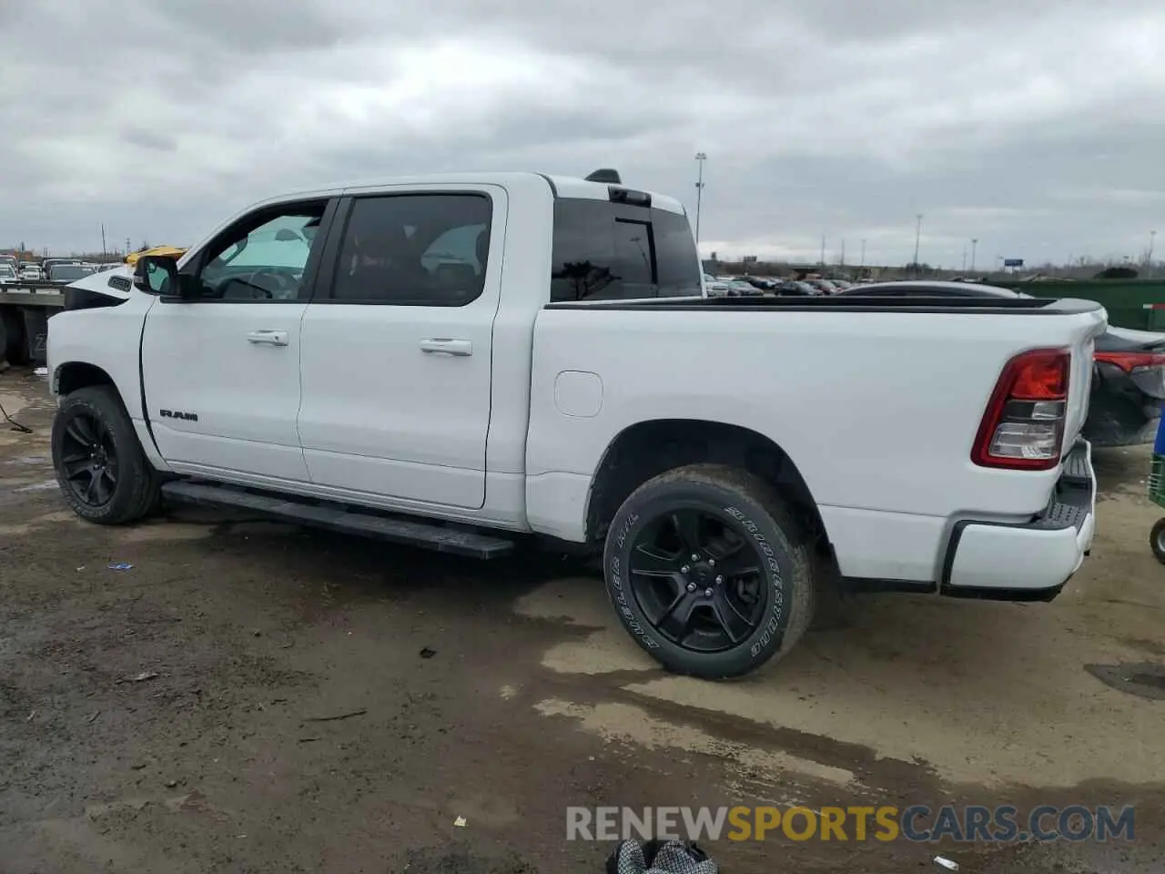 2 Photograph of a damaged car 1C6SRFFT0MN508939 RAM 1500 2021