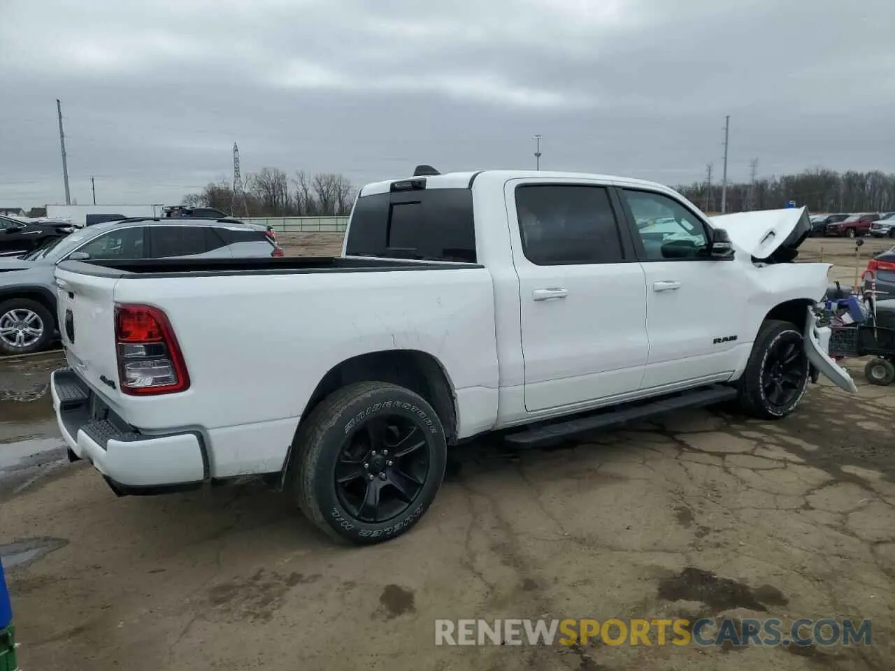 3 Photograph of a damaged car 1C6SRFFT0MN508939 RAM 1500 2021