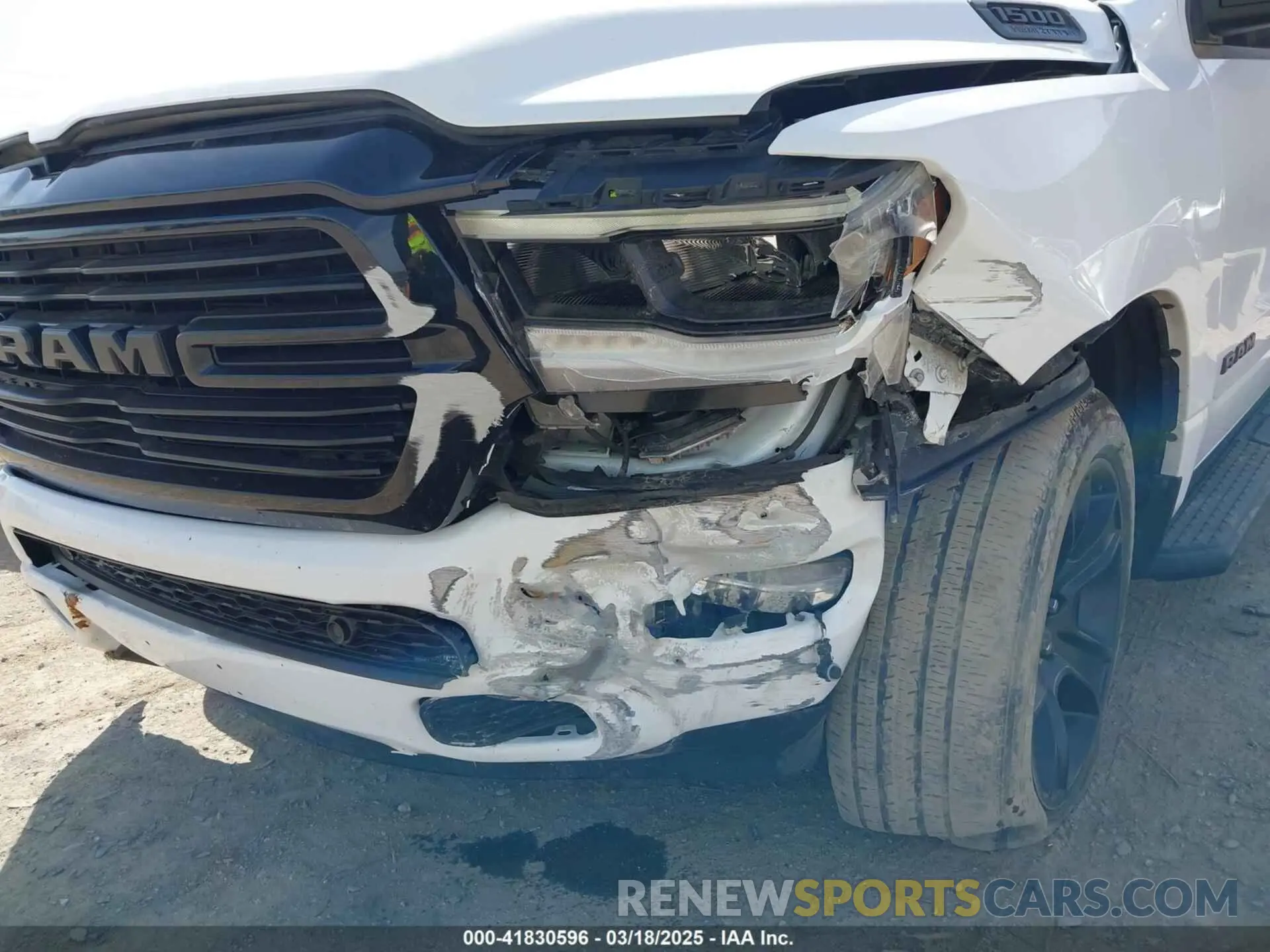 6 Photograph of a damaged car 1C6SRFFT0MN521027 RAM 1500 2021