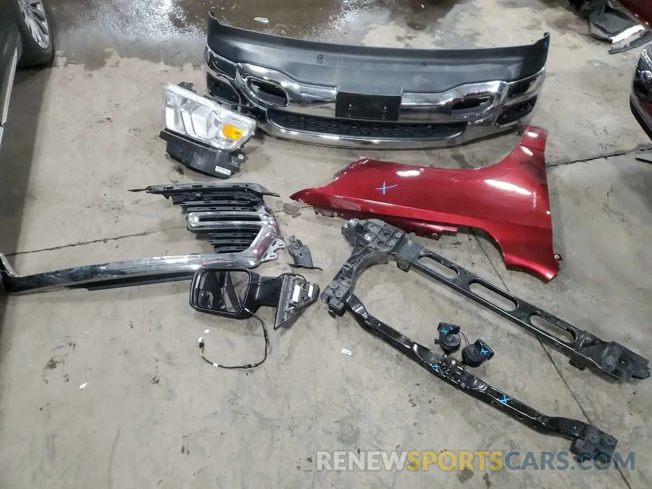12 Photograph of a damaged car 1C6SRFFT0MN723639 RAM 1500 2021