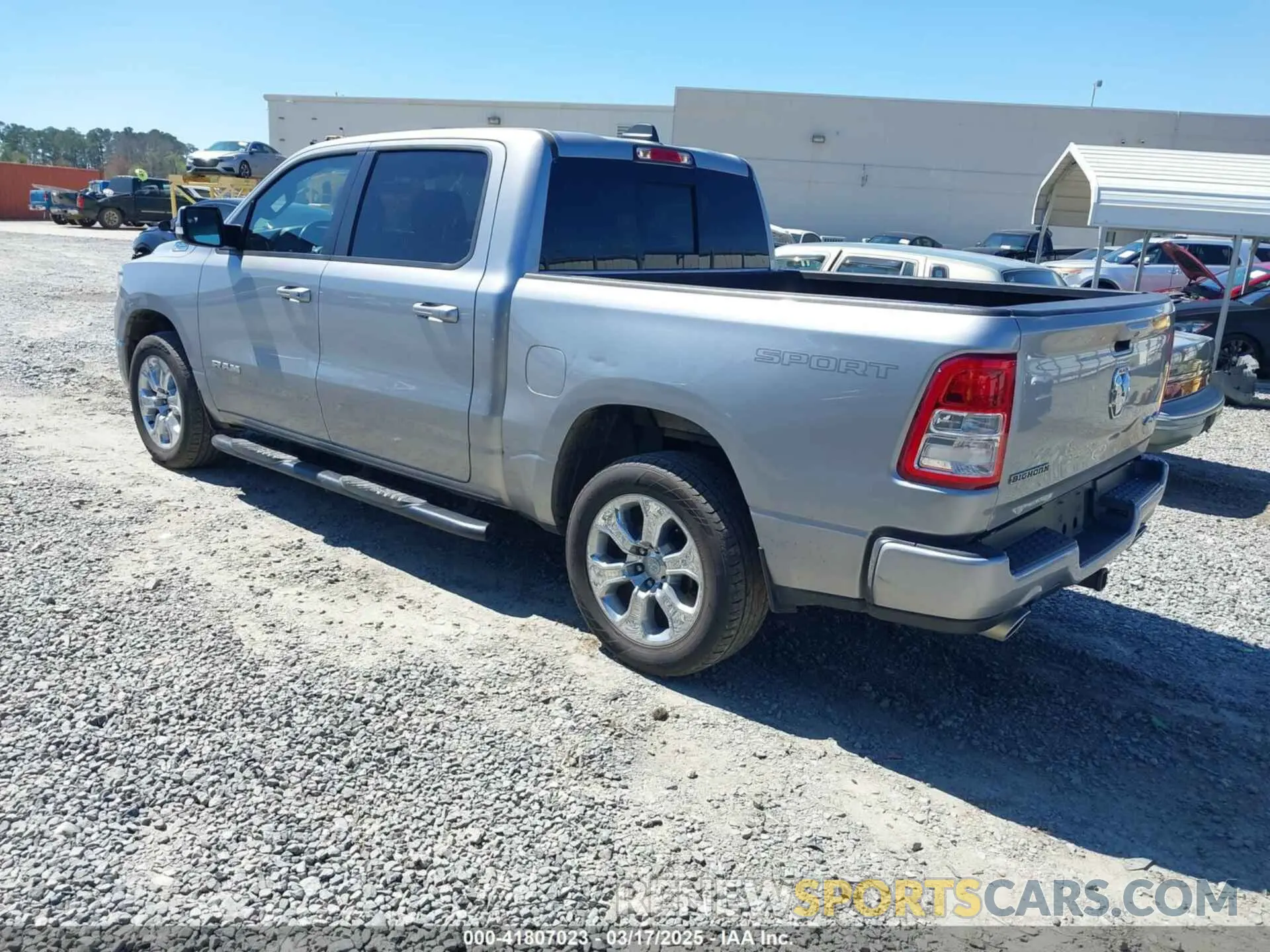 3 Photograph of a damaged car 1C6SRFFT0MN758262 RAM 1500 2021