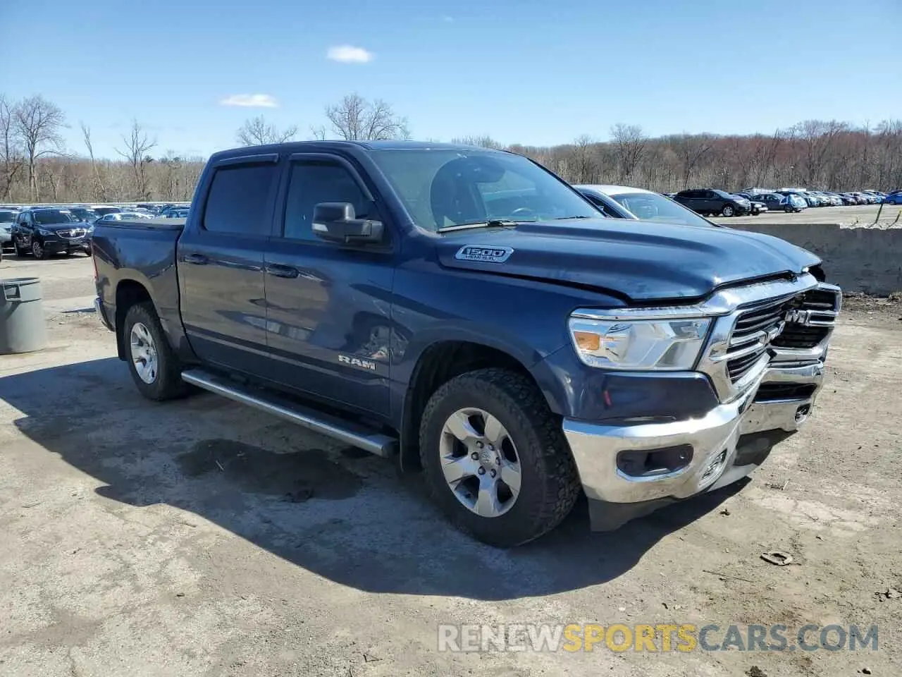 4 Photograph of a damaged car 1C6SRFFT1MN579180 RAM 1500 2021