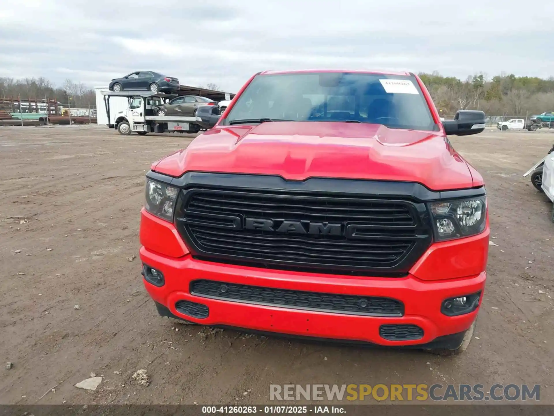 12 Photograph of a damaged car 1C6SRFFT1MN586470 RAM 1500 2021