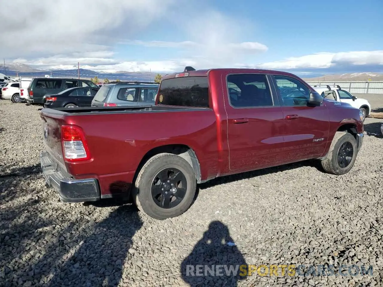 3 Photograph of a damaged car 1C6SRFFT1MN729921 RAM 1500 2021
