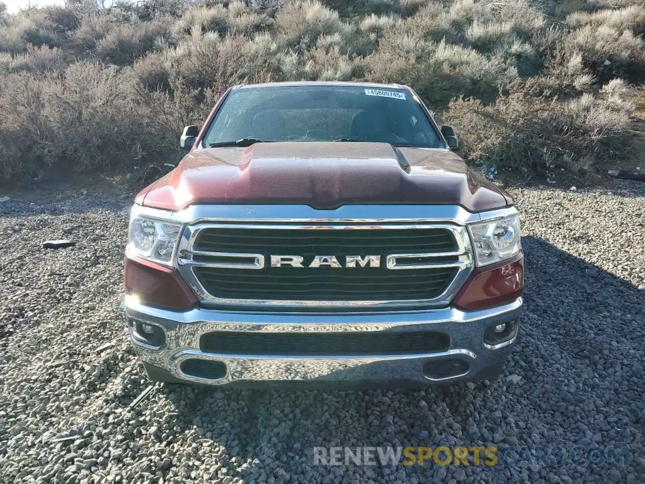 5 Photograph of a damaged car 1C6SRFFT1MN729921 RAM 1500 2021