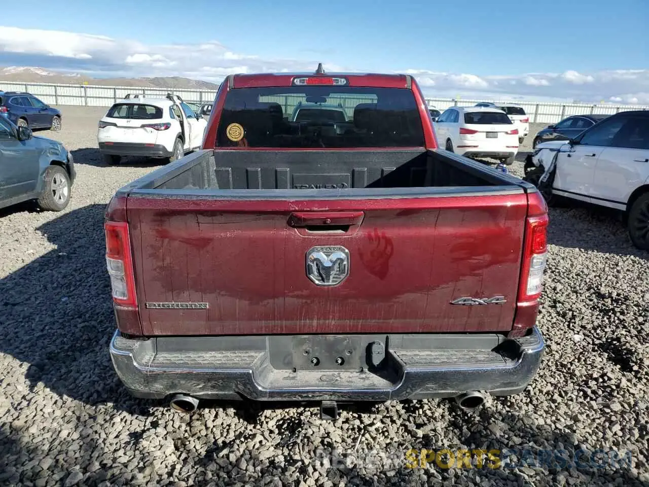6 Photograph of a damaged car 1C6SRFFT1MN729921 RAM 1500 2021