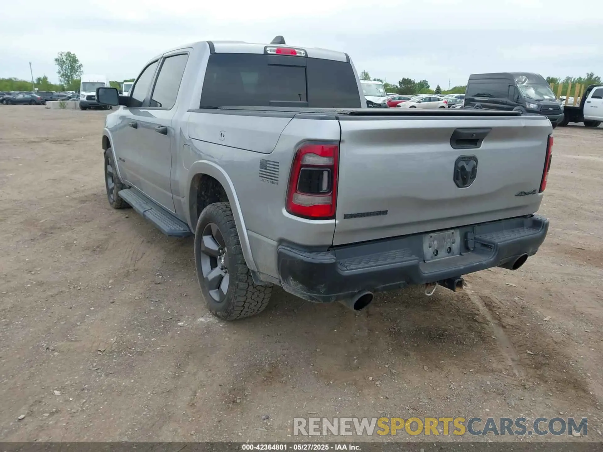 3 Photograph of a damaged car 1C6SRFFT2MN597123 RAM 1500 2021