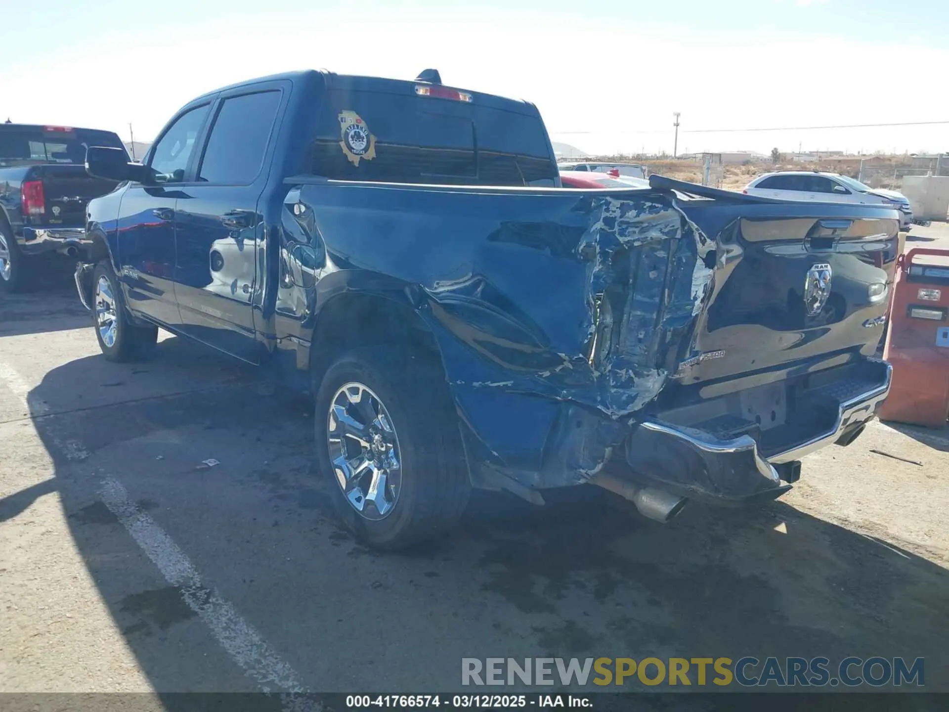 3 Photograph of a damaged car 1C6SRFFT2MN634705 RAM 1500 2021