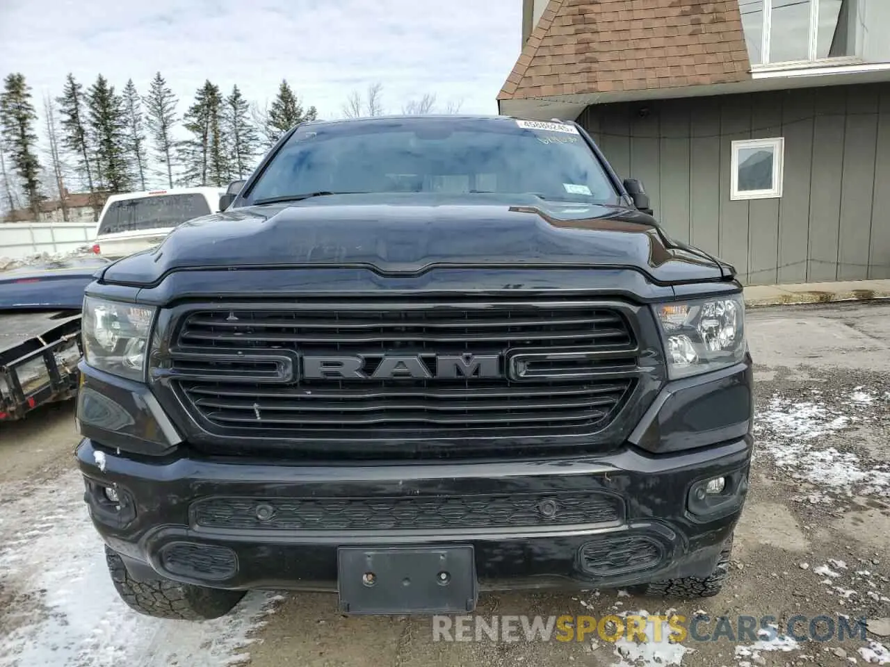5 Photograph of a damaged car 1C6SRFFT2MN674086 RAM 1500 2021