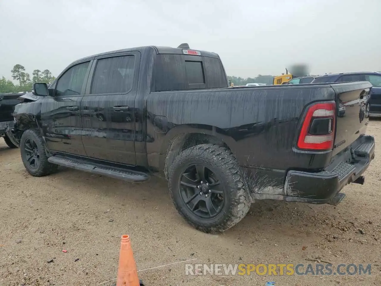 2 Photograph of a damaged car 1C6SRFFT3MN515514 RAM 1500 2021