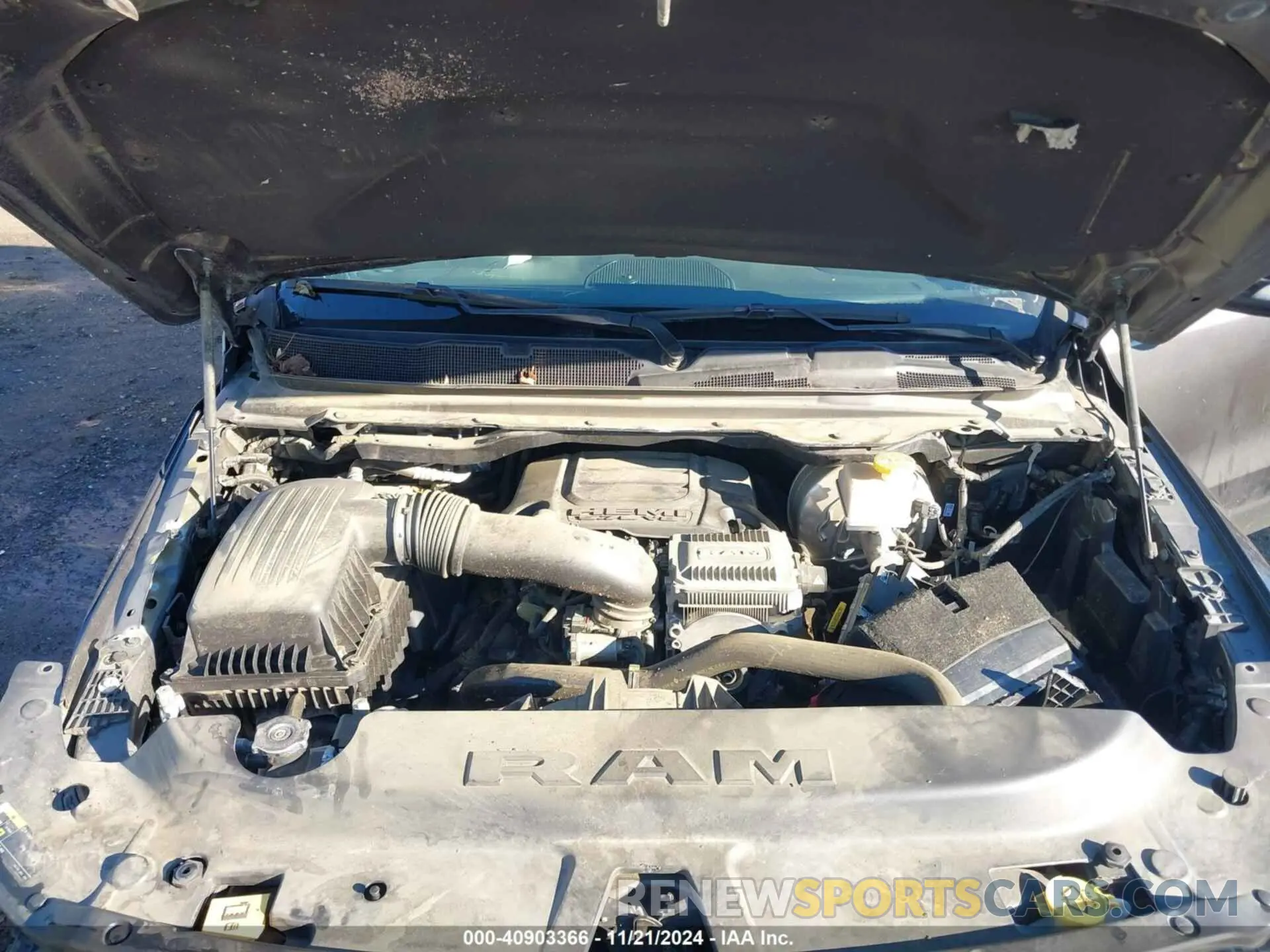 10 Photograph of a damaged car 1C6SRFFT3MN576023 RAM 1500 2021