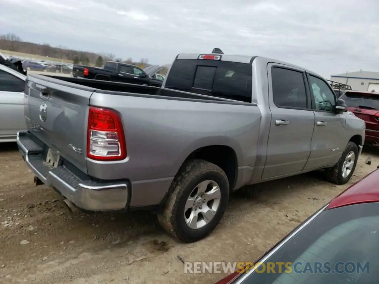 3 Photograph of a damaged car 1C6SRFFT3MN701635 RAM 1500 2021