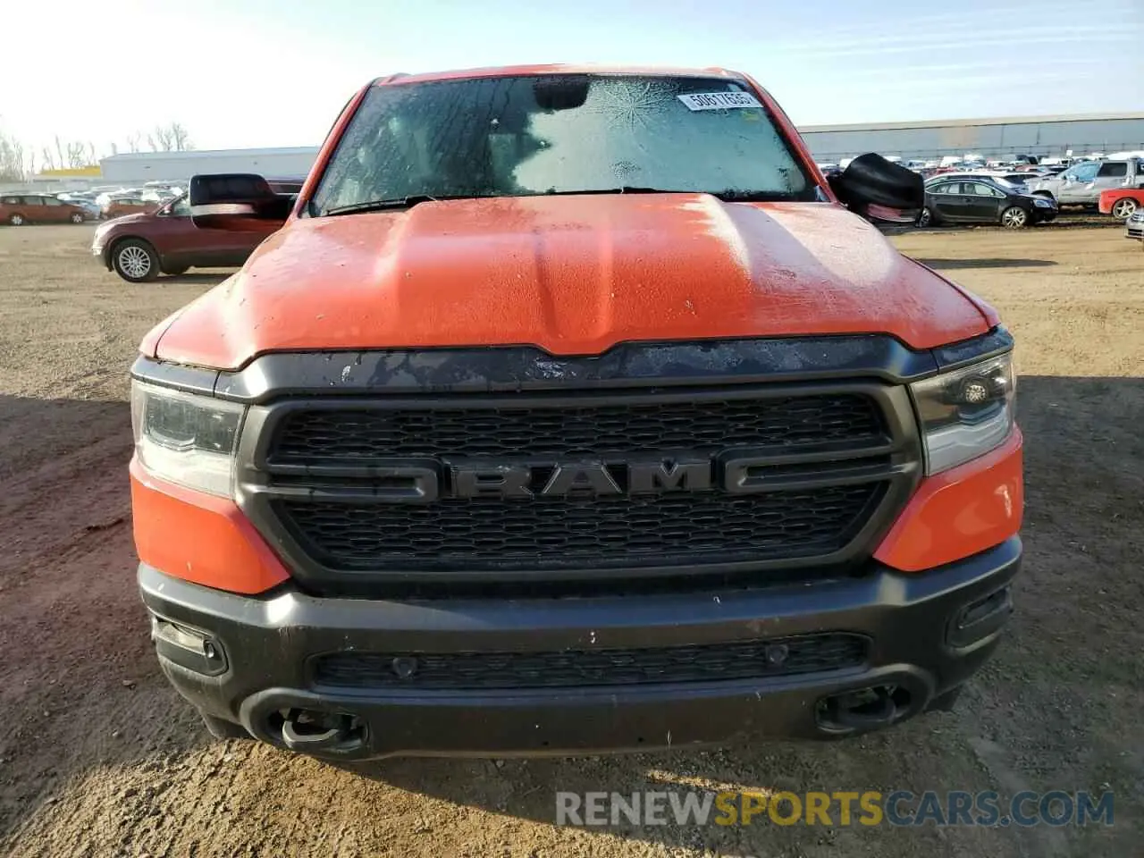 5 Photograph of a damaged car 1C6SRFFT3MN762127 RAM 1500 2021
