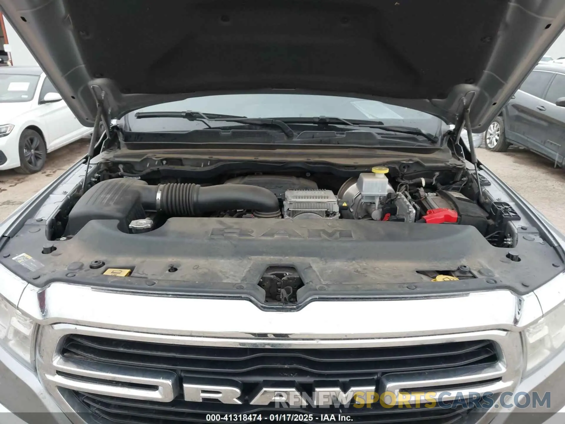 10 Photograph of a damaged car 1C6SRFFT3MN796441 RAM 1500 2021