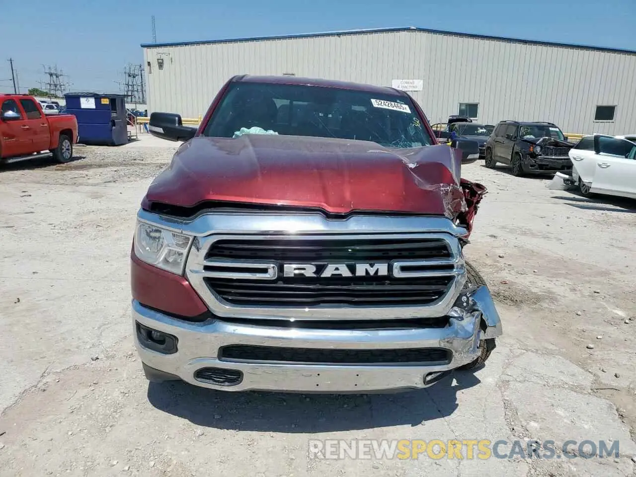 5 Photograph of a damaged car 1C6SRFFT4MN520933 RAM 1500 2021