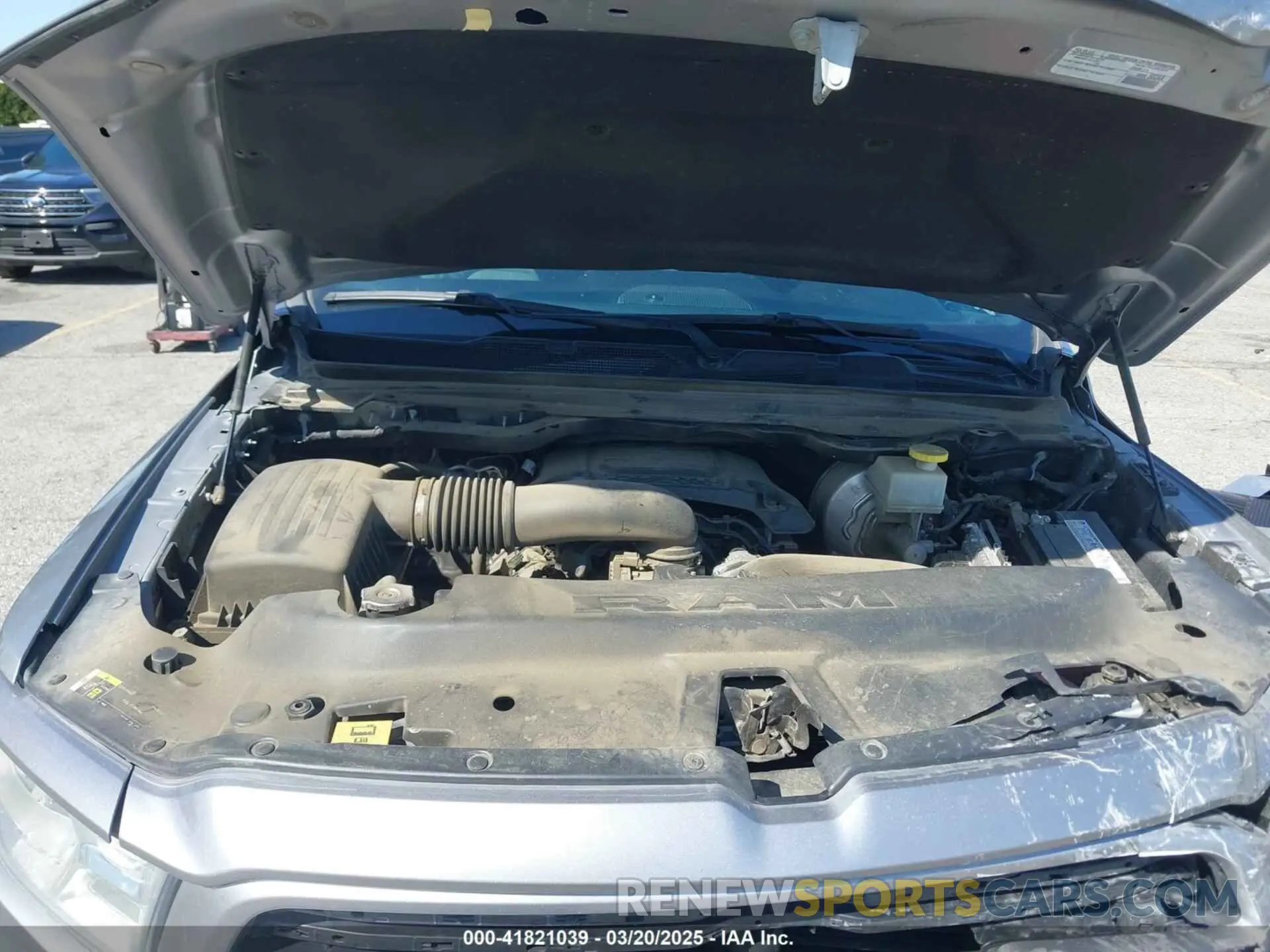 10 Photograph of a damaged car 1C6SRFFT4MN688152 RAM 1500 2021