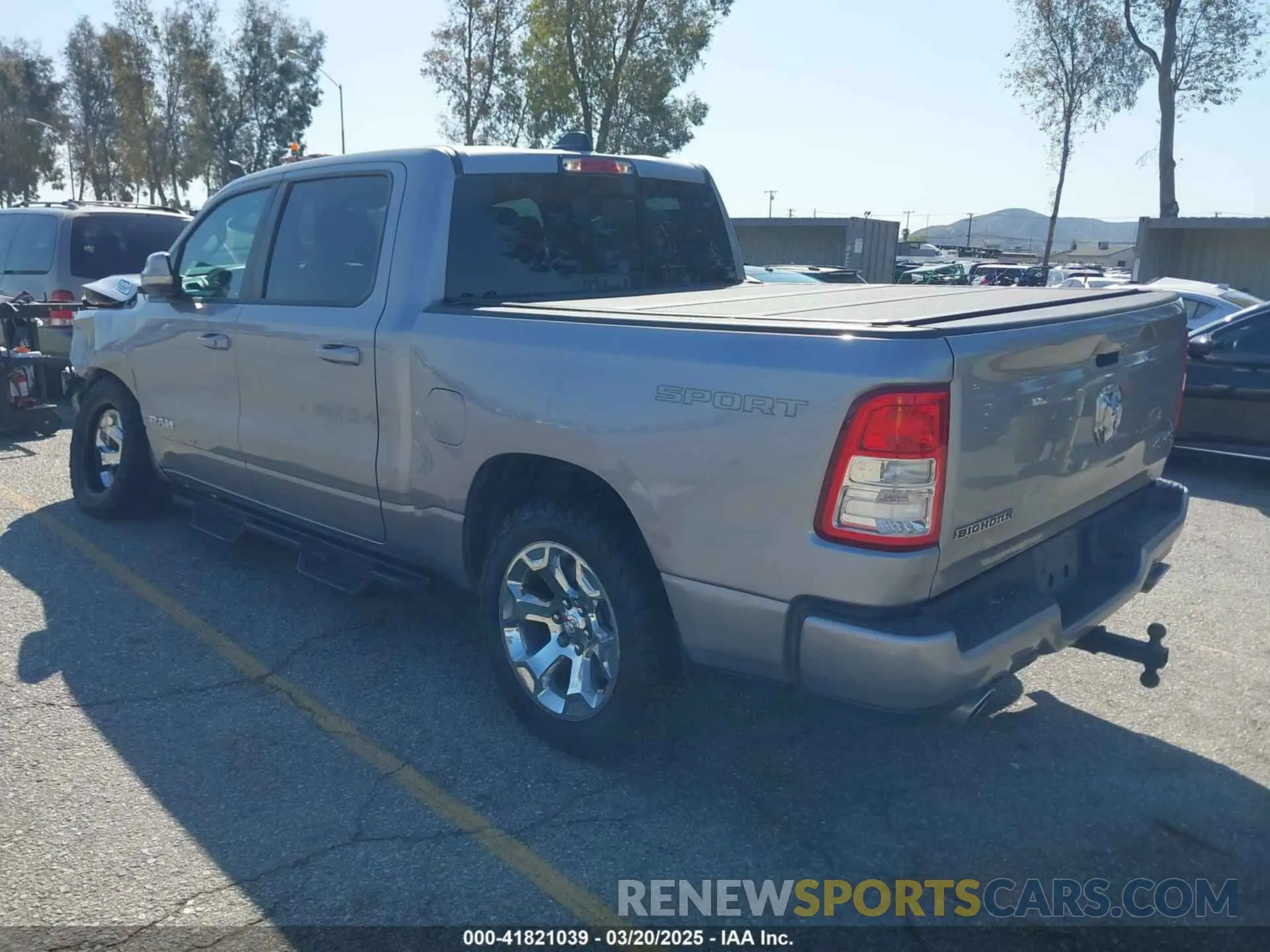 3 Photograph of a damaged car 1C6SRFFT4MN688152 RAM 1500 2021