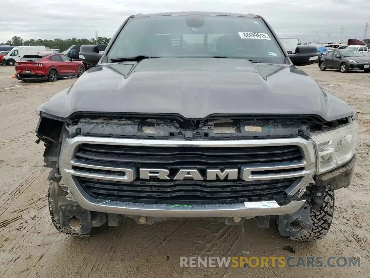 5 Photograph of a damaged car 1C6SRFFT4MN796450 RAM 1500 2021
