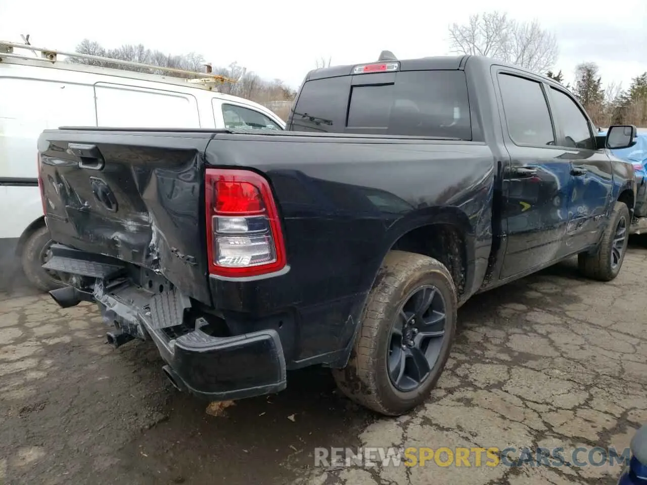 3 Photograph of a damaged car 1C6SRFFT5MN680464 RAM 1500 2021